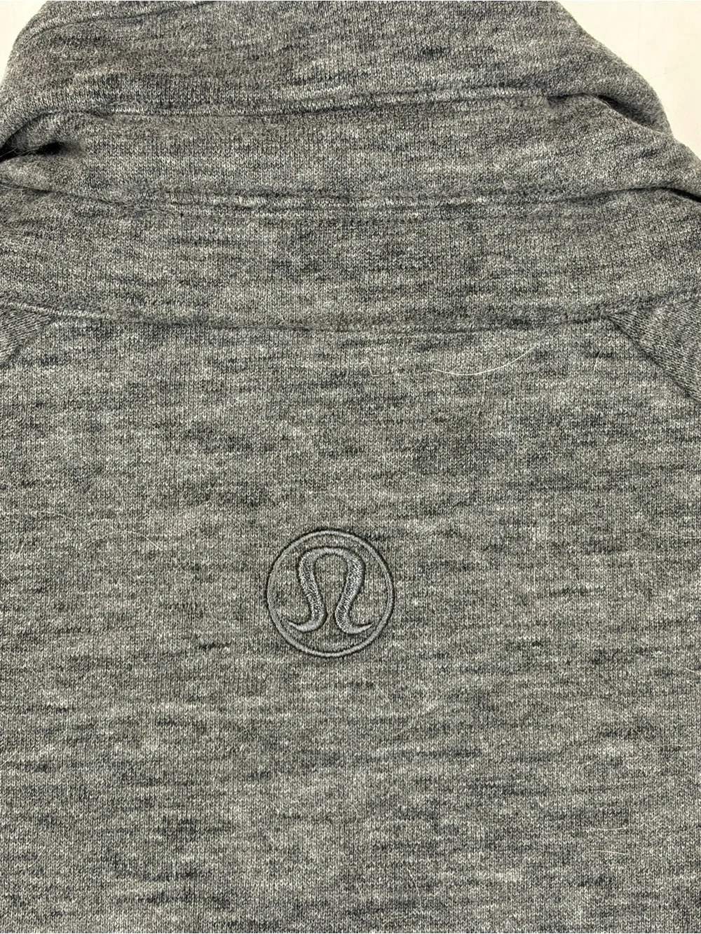 Lululemon 4 Radiant Jacket ll Heathered Core Dark Grey Zip Front High Neck Slim